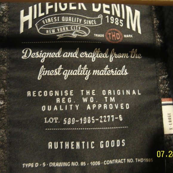 Tommy Hilfiger leather jacket. - Picture 9 of 11